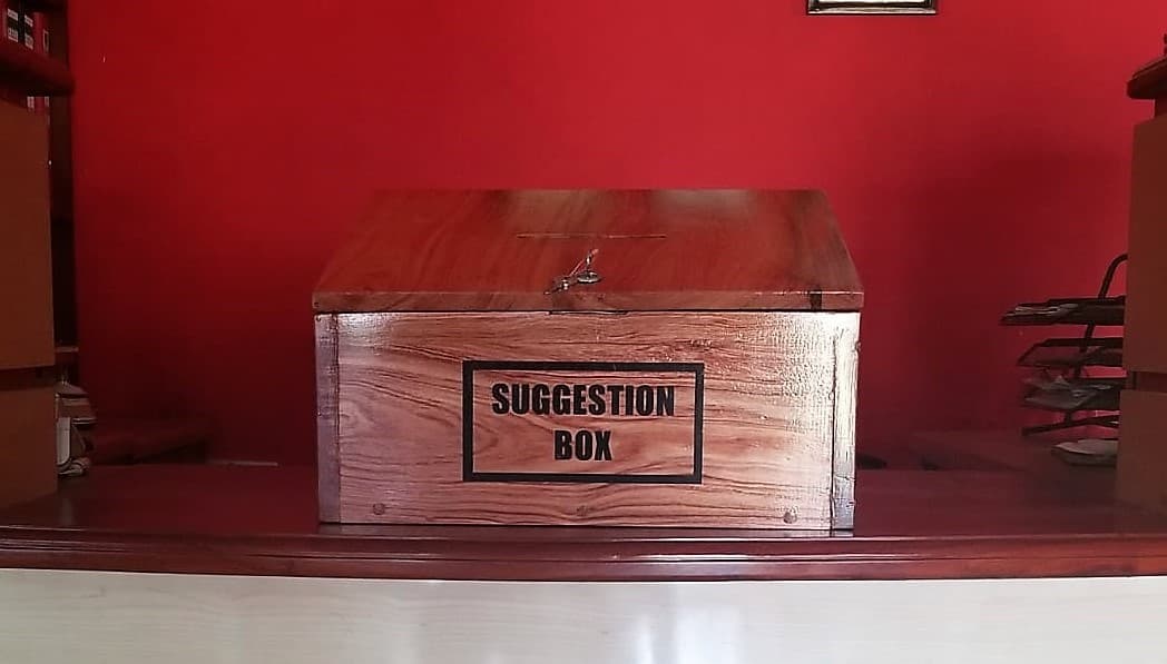 suggestion box
