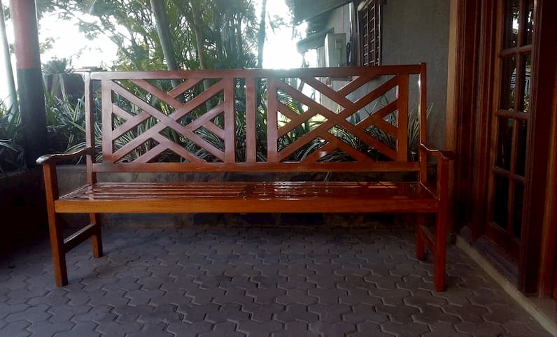 outdoor bench